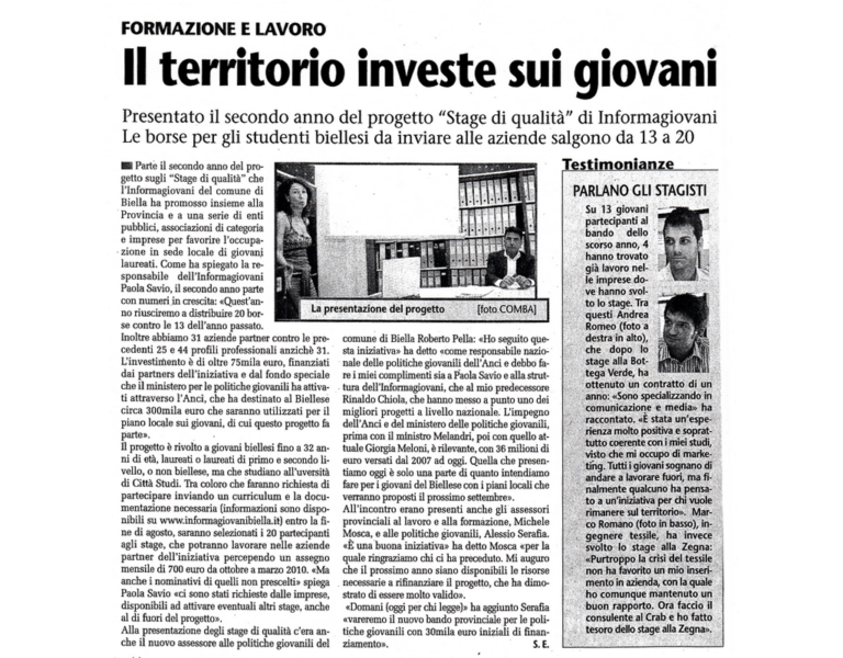 Rassegna stampa
