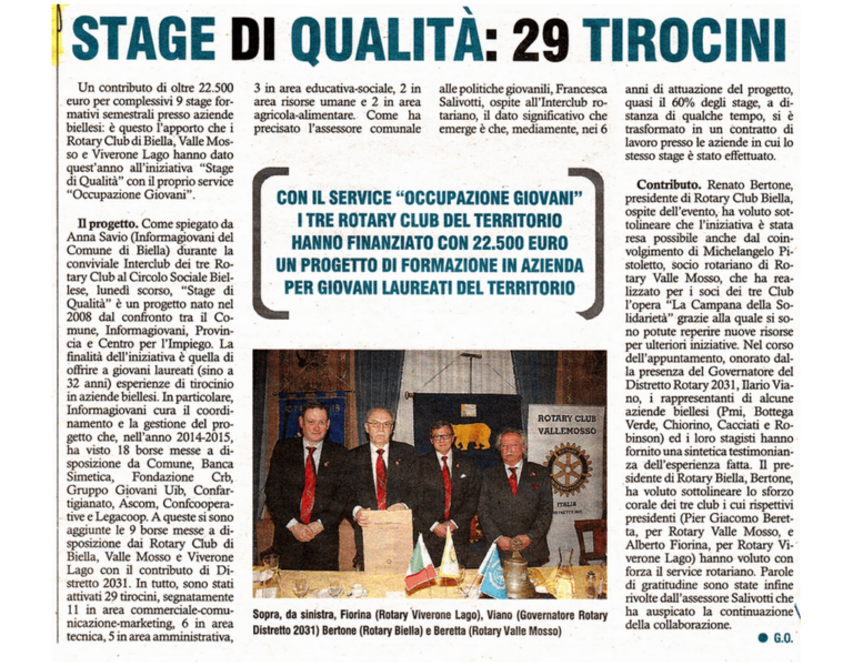 Rassegna stampa