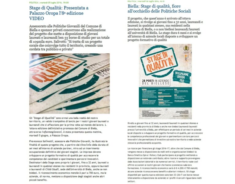 Rassegna stampa