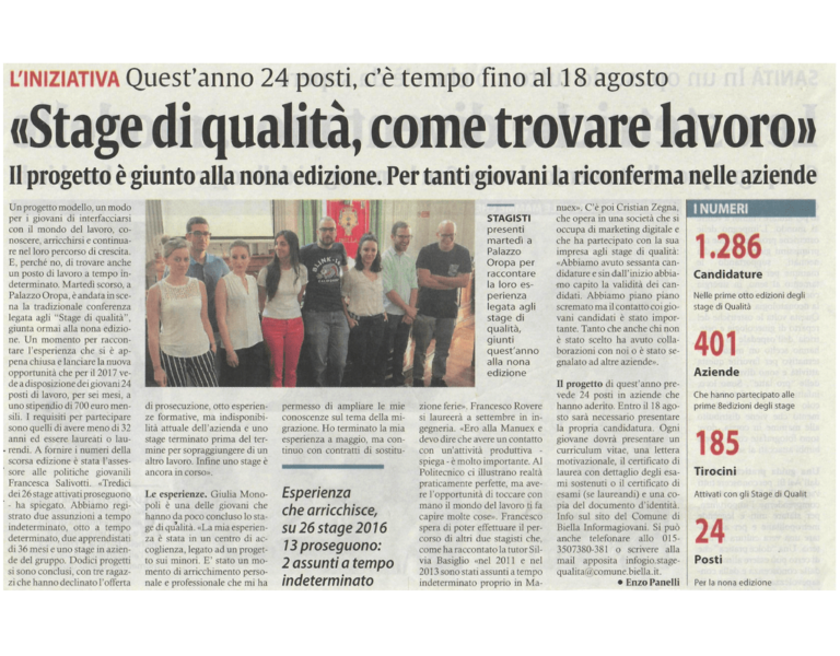 Rassegna stampa 19 agosto 2018