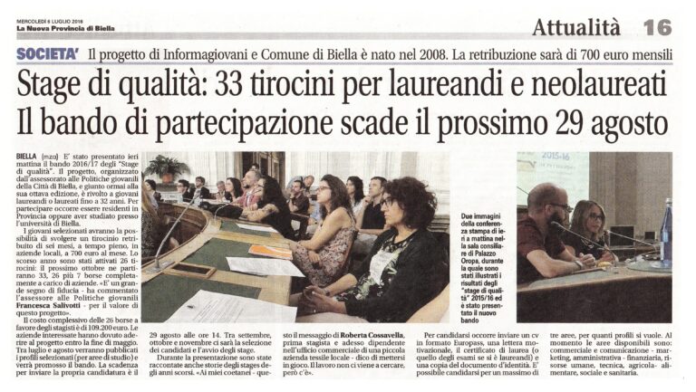 Rassegna stampa